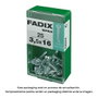 Fadix Vis à tôle autotaraudeuses 3,5x16mm avec tête plate, boîte de 25 unités