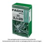 Fadix Vis autotaraudeuse à tête plate 3,5x25mm zincée (20 unités)