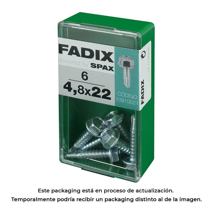 Fadix Vis à tôle hexagonales autotaladrantes 4,8x22mm Fadix Vis à tôle hexagonales autotaladrantes 4,8x22mm