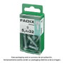 Fadix Vis à tôle hexagonale autotaladrante 5,4x32mm, boîte de 6 unités