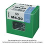 Fadix Boîte de 50 vis métriques M 4x20mm à tête plate