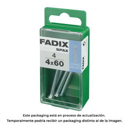Fadix Vis métrique M 4x60mm tête plate, boîte de 4 unités