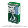 Fadix Boîte de 8 vis métriques M 5 x 25 mm tête plate