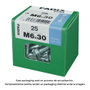 Fadix 10912292 Boîte de 25 vis métrique tête hexagonale + écrou zingué M6x30mm DIN 933 acier