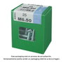 Fadix 10912339 Boîte de 25 vis métriques + écrous tête hexagonale M6x50mm acier zingué