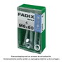 Fadix Boîte de 4 vis métriques M 6x60mm avec tête hexagonale et écrou zincé