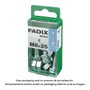 Fadix Boîte de 4 vis métriques M 8x25mm avec tête hexagonale, écrou et rondelle