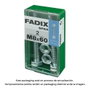 Fadix Boîte de 2 vis métriques M 8x60mm avec écrou, tête hexagonale, zingué