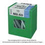 Fadix 10912582 Coffret 15 vis métriques tête hexagonale + écrou M8x60mm acier zingué DIN 933