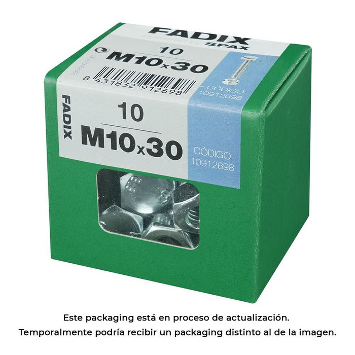 FADIX Boîte à vis DIN 933 Filet métrique FADIX Boîte à vis DIN 933 Filet métrique