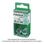 Fadix Boîte de 12 rondelles plates en acier zinc 8,4x16mm