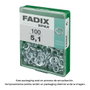 Fadix Boîte de 100 rondelles de pression 5,1 mm