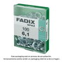 Fadix Boîte de 100 rondelles de pression 6,1 mm en acier