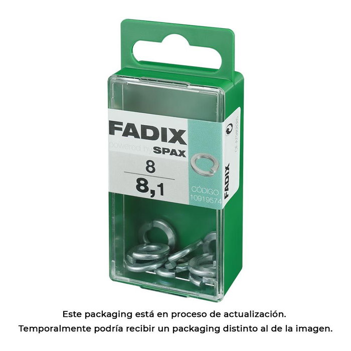 Fadix Boîte de 8 rondelles de pression 8,1 mm Fadix Boîte de 8 rondelles de pression 8,1 mm