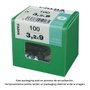 Fadix Boîte de 100 rondelles plates larges 3,2x9mm en acier zingué