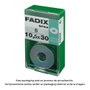 Fadix Boîte de 6 rondelles plates larges 10,5x30mm en acier zingué