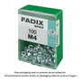 Fadix Boîte de 100 tuercas M 4 zinguées