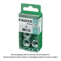 Fadix Boîte de 4 tuercas M 10 zincadas