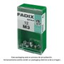 Fadix Boîte de 12 tuercas autofreno M 3 en acier zincé