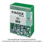 Fadix Boîte de 50 écrous avec autofreno M 5 zincés