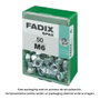 Fadix Boîte de 50 tuercas avec autofreno M 6, finition cincado
