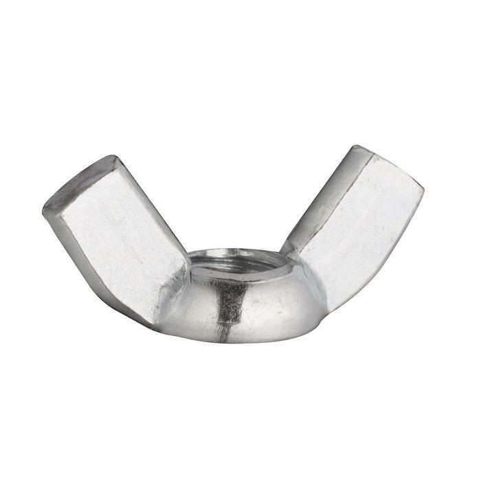 Fadix 10917921 Boîte de 50 écrous papillon M5 en acier zingué DIN 315