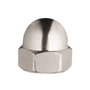 Fadix 10918256 Boîte de 25 écrous borgnes en acier zingué M8 DIN 1587
