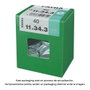 Fadix 10919710 Rondelle large 11x34x3mm DIN 440 Acier zingué Boîte 40 pièces