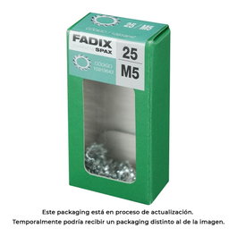 Fadix Boîte de 25 rondelles dentées M 5 en acier
