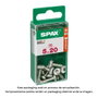 Spax Vis à bois tête ronde Wirox 5,0x20mm (Boîte de 10 unités)