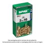 Spax Vis à bois tête plate Yellox 3,5x16mm (Boîte de 25 unités)