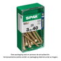Spax Vis à bois tête plate Yellox 3,5x40mm (Boîte de 20 unités)