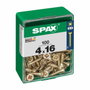 SPAX Boîte de vis à bois à tête plate 4 x 16 mm