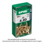Spax Vis à bois tête plate Yellox 4,0x20mm, boîte de 20 unités
