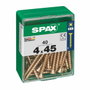 SPAX Boîte de vis à bois Tête plate (4 x 45 mm)