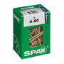 SPAX Boîte de vis à bois à tête plate (4 x 60 mm)