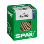 SPAX Boîte de vis à bois Tête plate (4,5 x 50 mm)