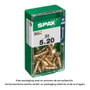 Spax Vis pour bois tête plate yellox 5,0x20mm (Boîte de 20 unités)