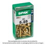 Spax Vis à bois universelles 5,0x25mm tête plate Yellox (Boîte de 20 pièces)
