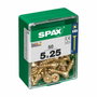 SPAX Boîte de vis à bois à tête plate (5 x 25 mm)