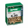 SPAX Boîte de vis à bois Tête plate (5 x 30 mm)
