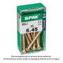 Spax Vis à bois universelle tête plate yellox 5,0x45mm (Boîte de 10)