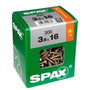 SPAX Boîte à vis Yellox Bois Tête plate 5 x 50 mm (75 Pièces)