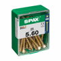 SPAX Boîte de vis à bois à tête plate (5 x 60 mm) reconnue pour son usage universel