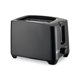 Edm Tostadora 2 fentes 750W Noir - 7 positions de grillage, décongélation, arrêt automatique