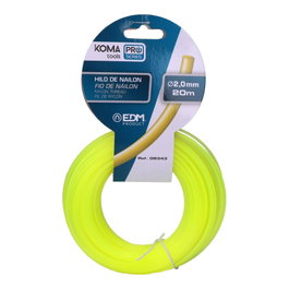 Koma Tools Fil pour débroussailleuse Ø 2 mm 20 m Nylon Pro Series Compatible 08338