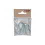 Edm Crochet en forme de S en acier zincé, 50 mm, Pack de 3