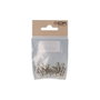 Edm Support d'étagère goujon rond avec anneau, nickel, ø5 mm, 16 pcs