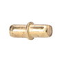 Edm Support d'étagère perno, rond avec anneau, finition laiton, ø5 mm, 16 pcs