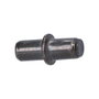 Edm Support d'étagère rond avec anneau en fer noir ø5 mm, 16 pièces